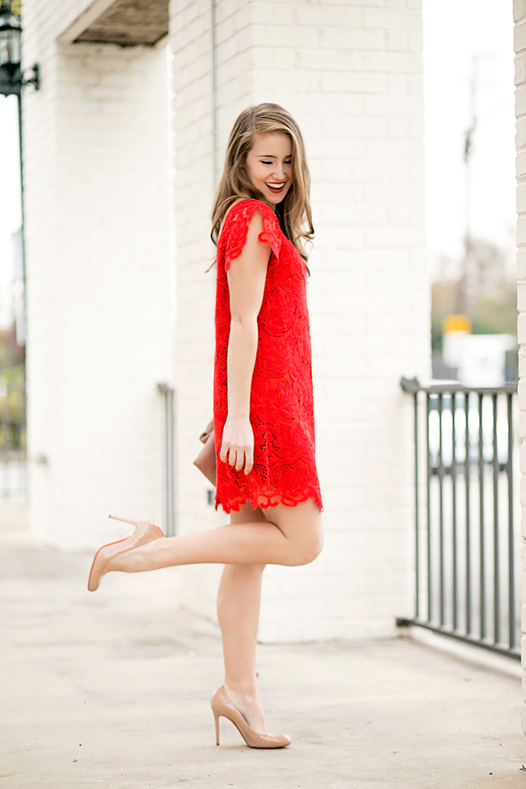 red christmas dress under $100 | a lonestar state of southern