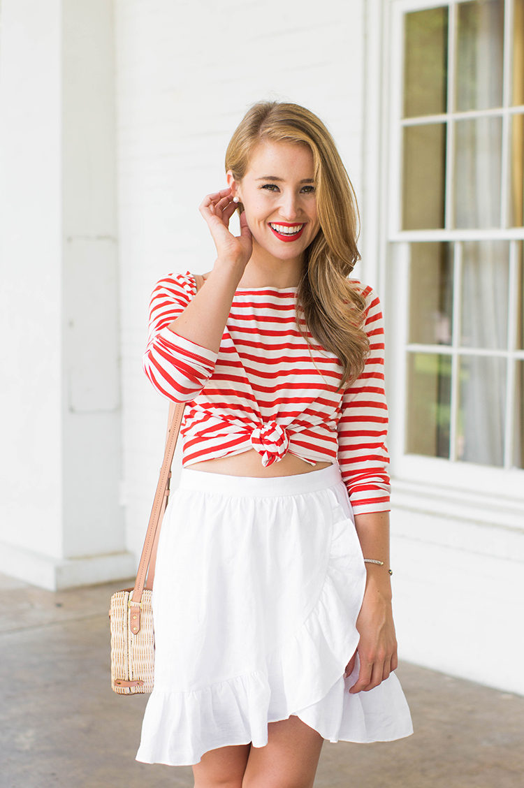 j.crew striped boatneck t-shirt