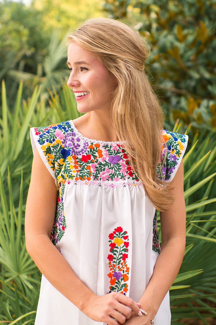 mi golondrina, embroidered mexican dress, mexican top, mexican dress