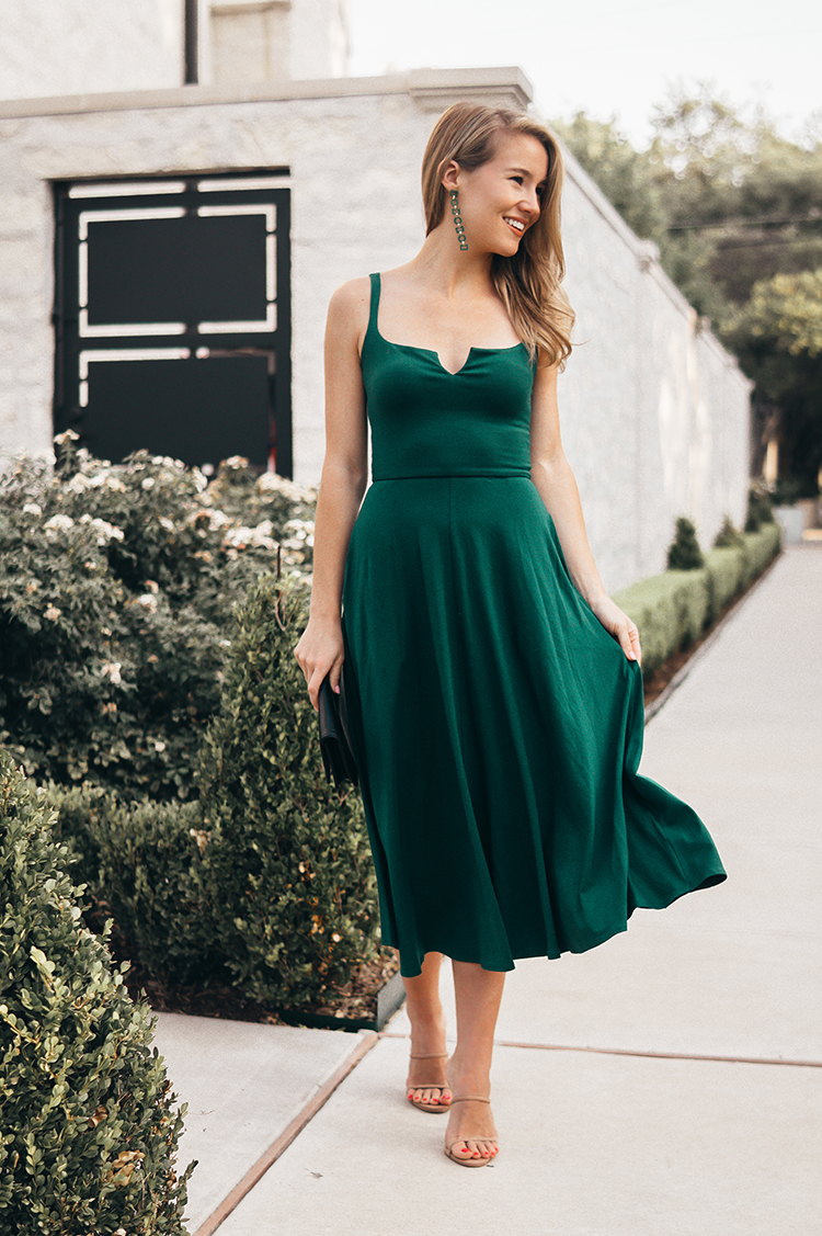 green dress for wedding party
