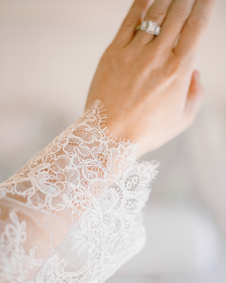 sareh nouri lace bridal robe