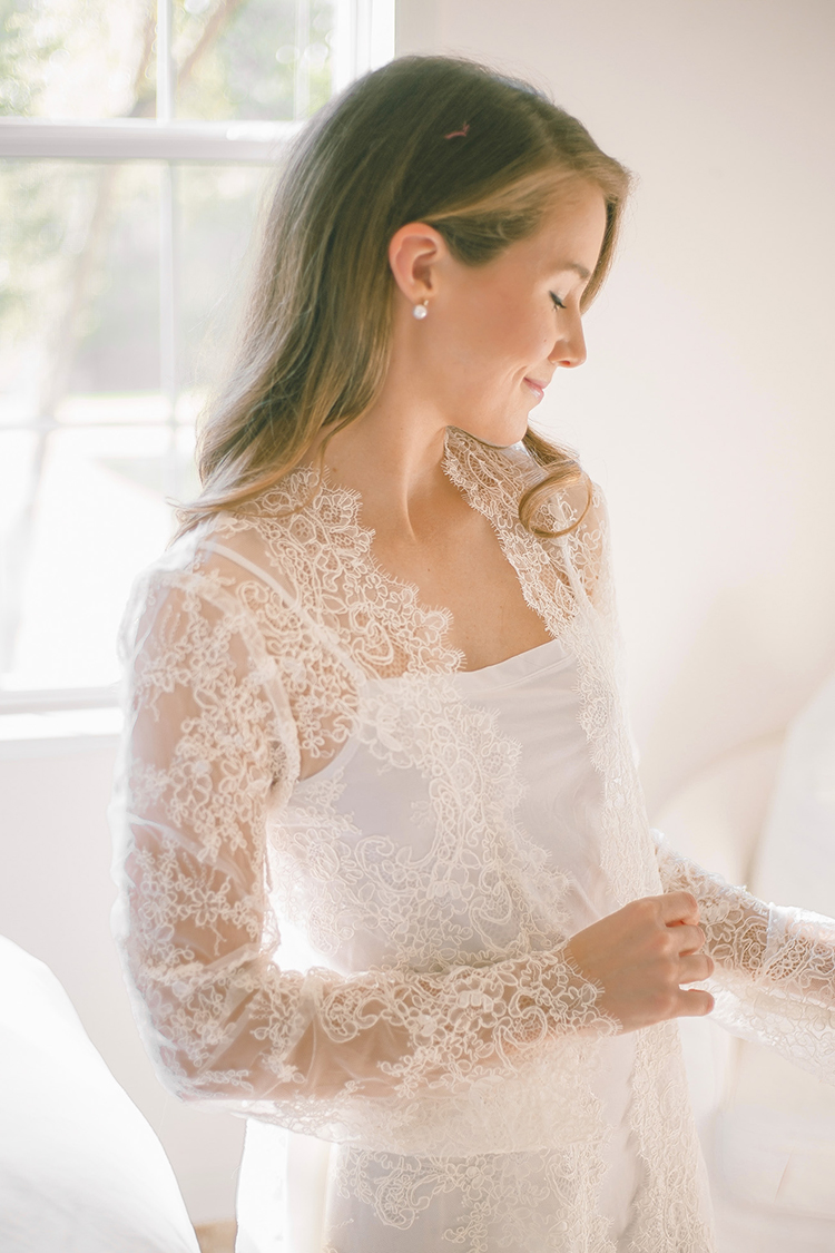 sareh nouri lace bridal robe