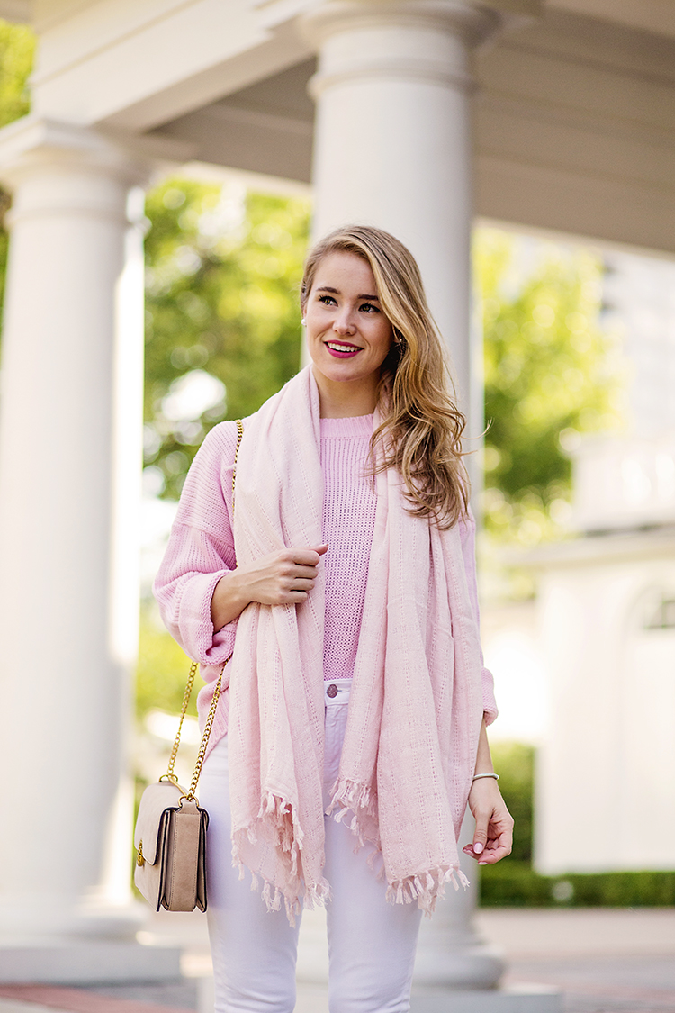 Oversized Pink Scarf