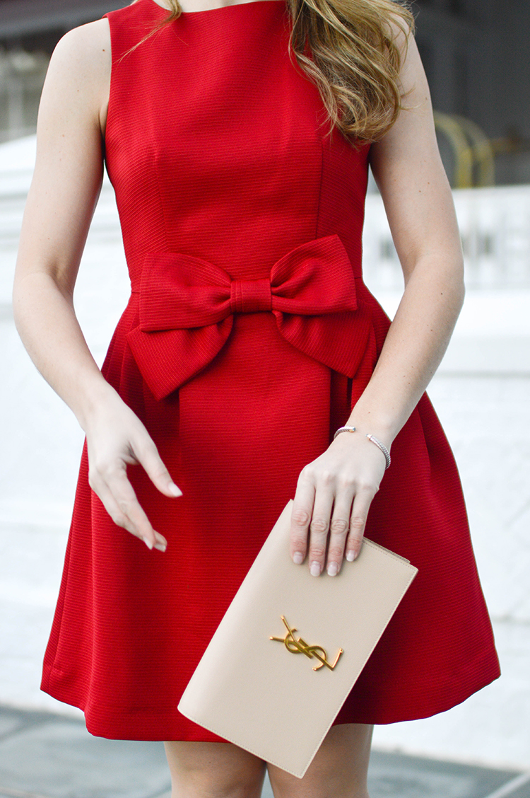 red bow dress