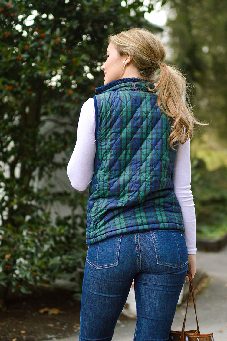 blackwatch plaid vineyard vines vest