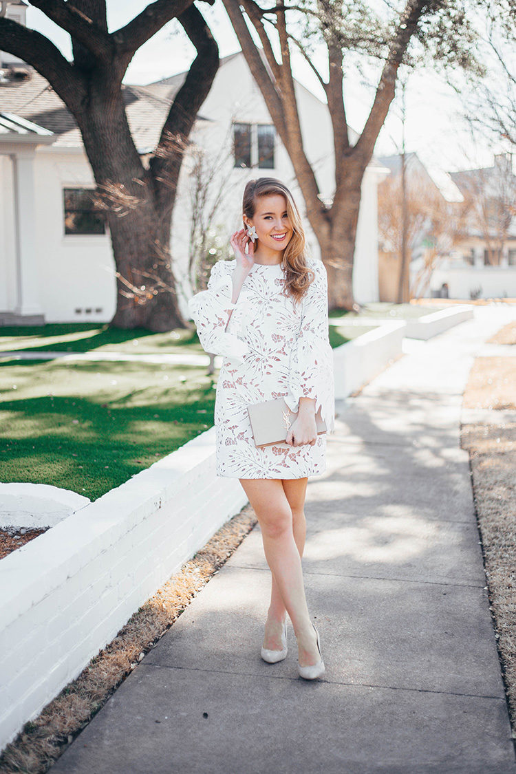 easter dress, white lace dress