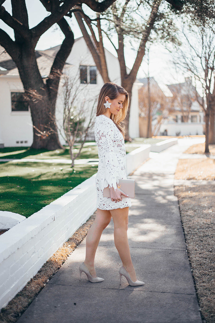 easter dress, white lace dress