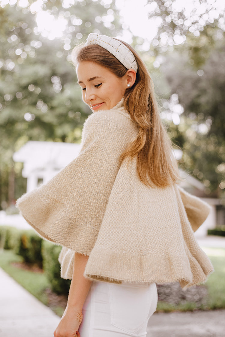 ruffled sweater